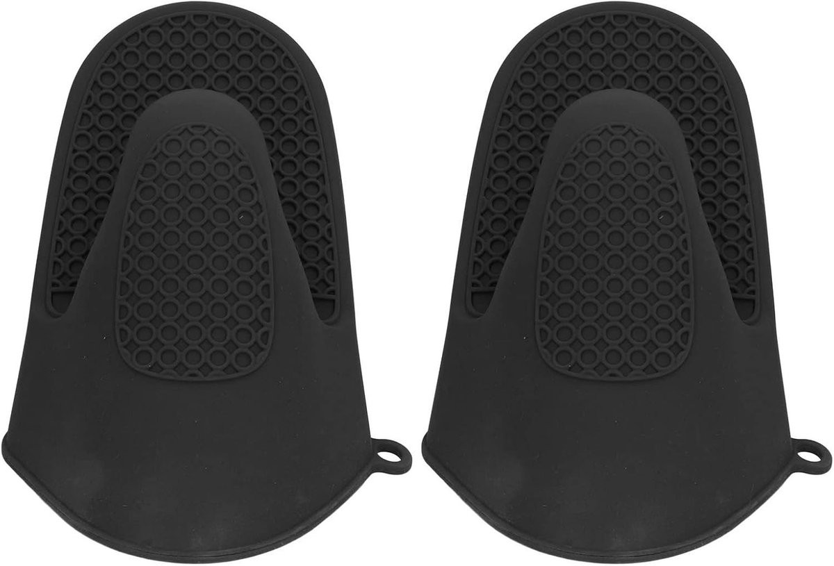 Set van 2 mini silicium ovenwantjes - Hittebestendige antislip handschoenen voor koken en bakken