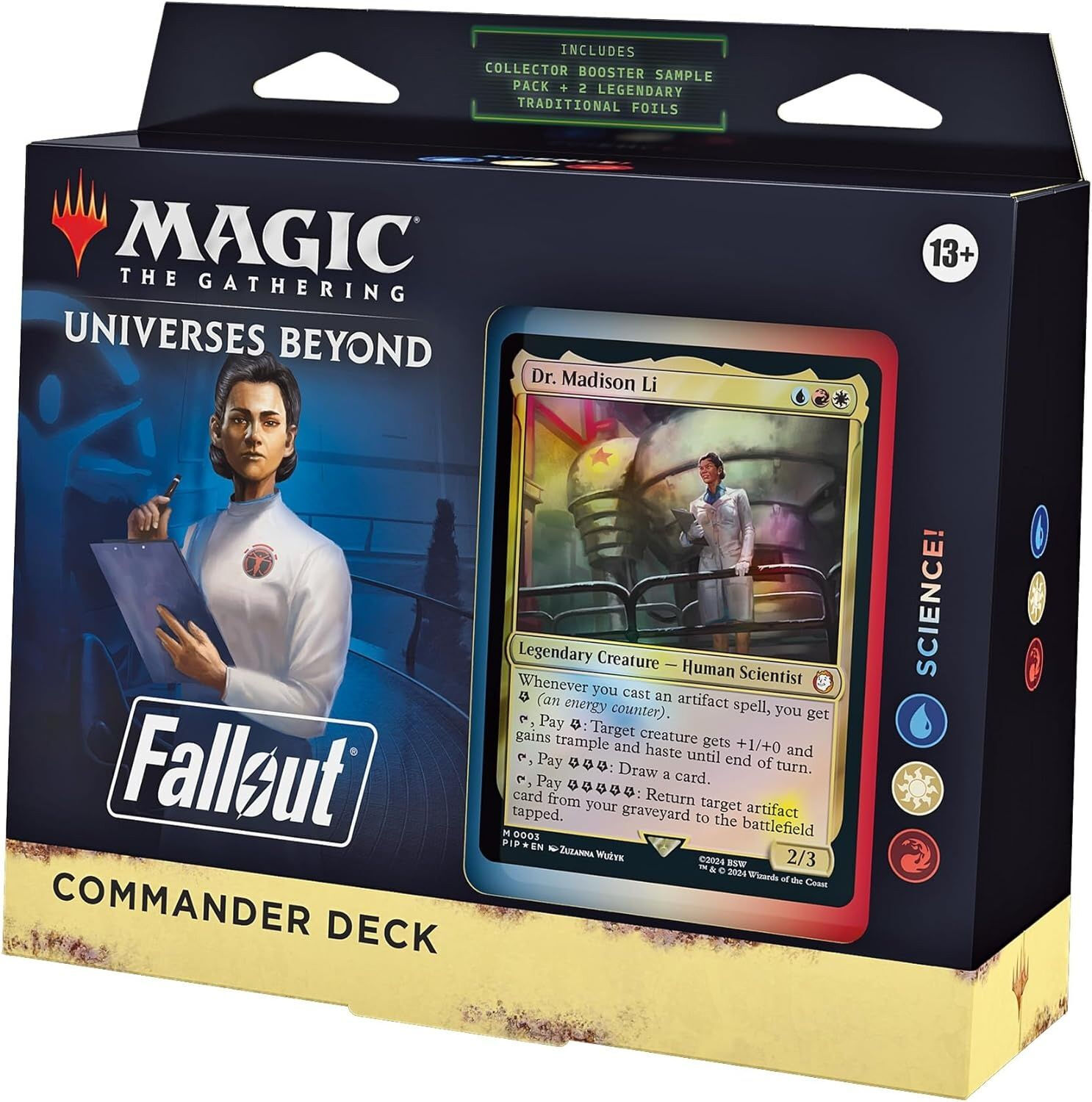 Wizards of the Coast Magic the Gathering TCG Fallout Universes Beyond Commander Deck-Science! (Diversen) Nieuw