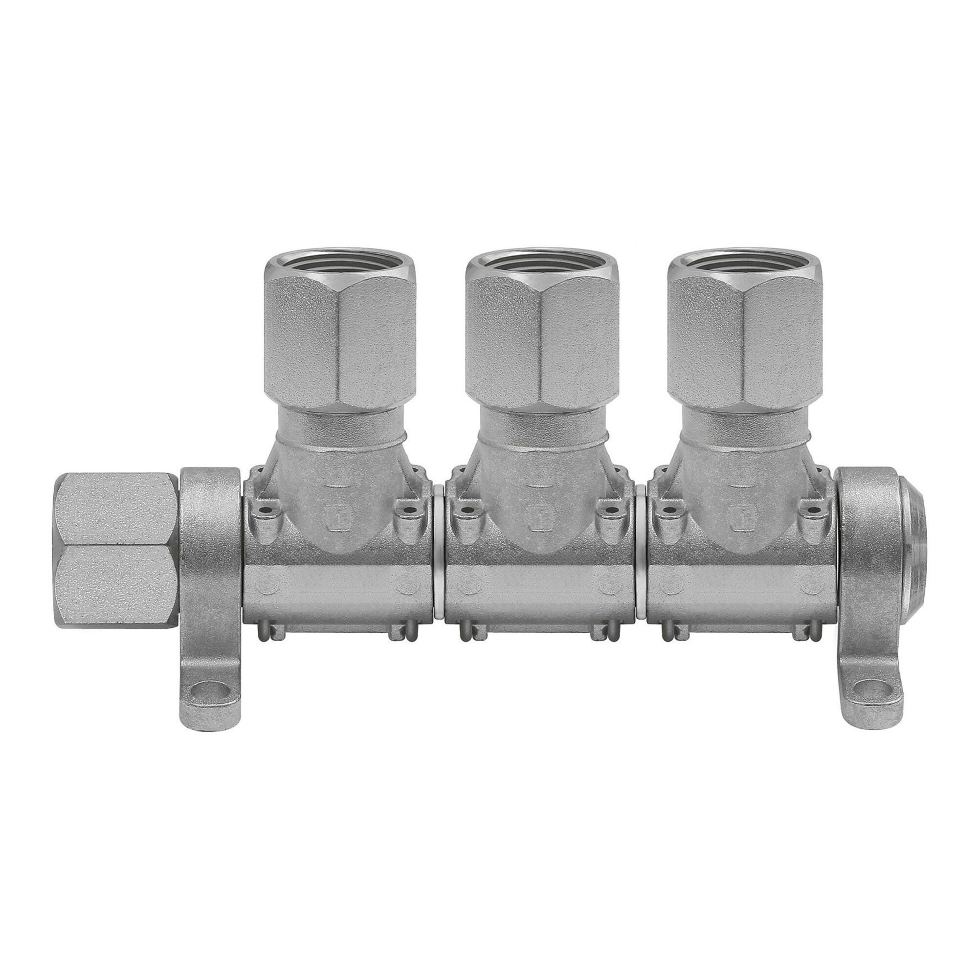 Riegler Druckluftverteiler »Multi-Link«, ohne Kupplung, Entnahmeeinheit 3 (VTM-3)