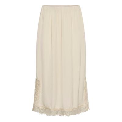 Midirock SAINT TROPEZ "Damen Rock PigaoSZ", Damen, Gr. L, beige (creme), Obermaterial: 100% Polyester PES., Röcke