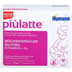 Humana Piulatte Bockshornklee Muttermilchbildend 77 G