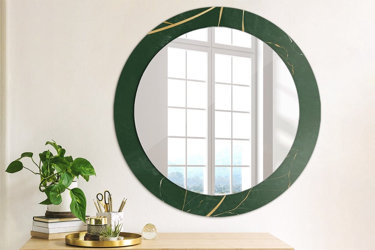 Coloray Bedrukte Spiegel met Groente Decoratie - 70 cm