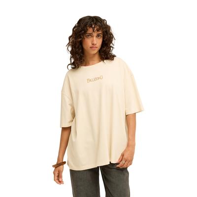 Oversize-Shirt BILLABONG "Chasing Horizons", Damen, Gr. XS, beige (weiß cap), Obermaterial: 100% Baumwolle., Shirts