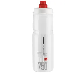 ELITE Trinkflasche Jet | 750 ml | transparent / rot