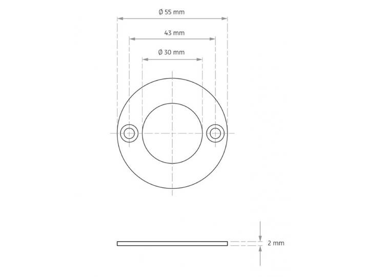 Nimbus Deckenring für Direktmontage Cubic 9