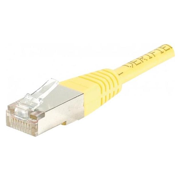 Exertis Connect Patchkabel, CAT.5e, F/UTP, geschirmt, gelb, 3.0 m Geschirmtes Patchkabel zum günstigen Preis (F/UTP, CAT5e, 3 m) (854106)