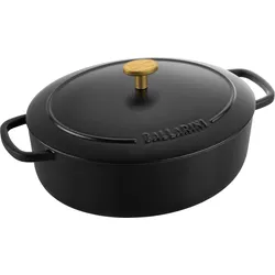 Bellamonte Topf 2,2 l oval schwarz