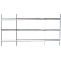 Alberts® Fenstergitter Secorino Basic,ausziehbar,galv.blau verzinkt,HxB-B 300x700-1050mm