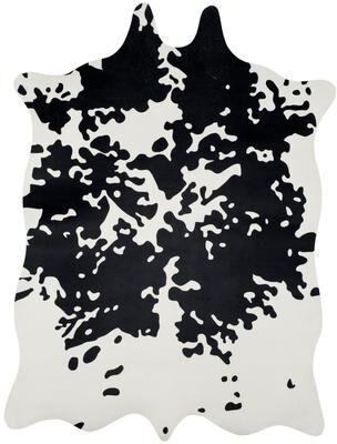 SAFAVIEH Faux Cowhide Darci Rustic Polyester Rug