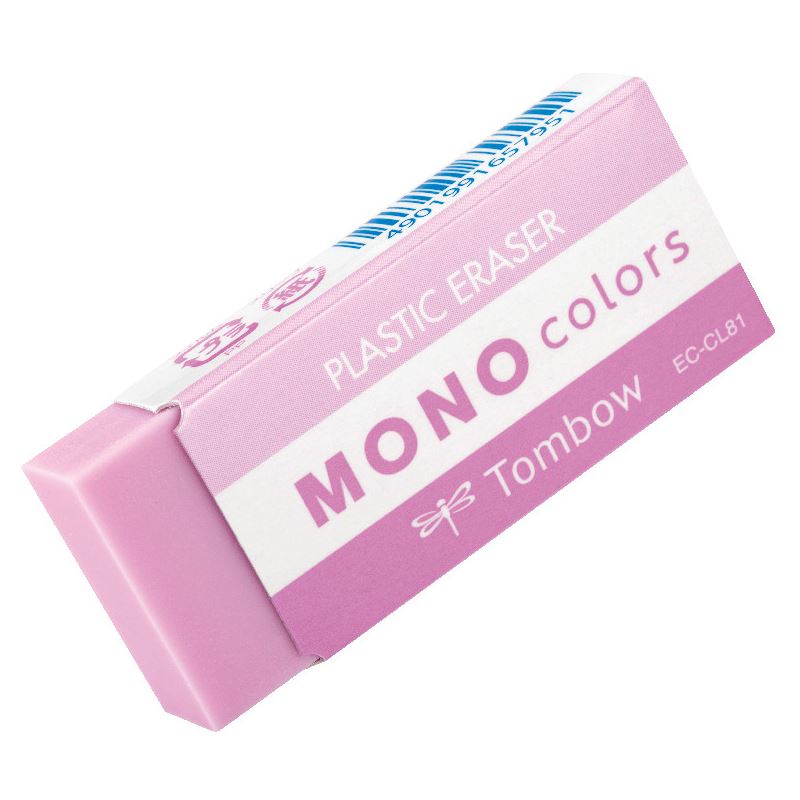 Tombow Radiergummi MONO colors pink, 1 St.