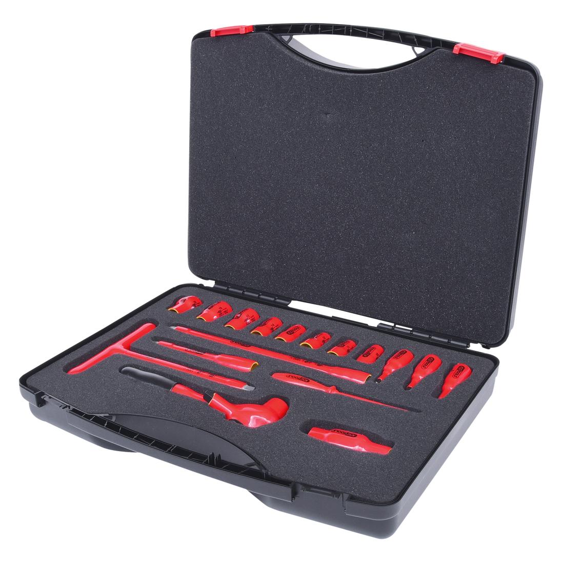 KS Tools 3/8" Steckschlüssel-Satz, 16 Teile, mit isolierten Werkzeugen (117.1850)
