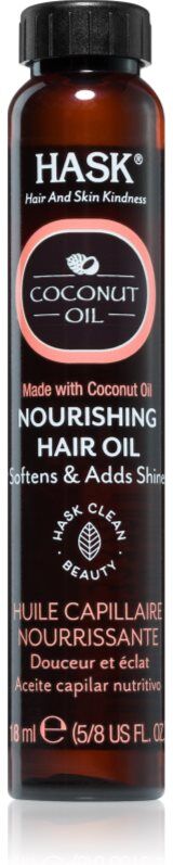HASK Monoi Coconut Oil huile sublimatrice pour des cheveux brillants et doux 18 ml