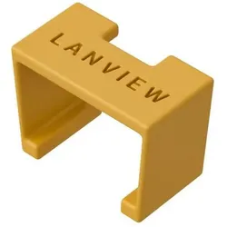 Lanview SmartClicks Clips 20pcs Yellow, Zubehör Netzwerk