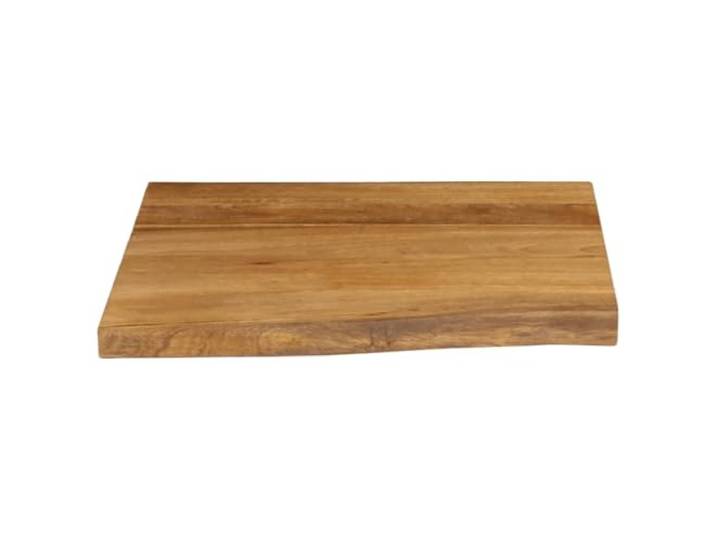 KTHLBRH Ersatz-Tischplatte 60 x 60 x 3,8 cm Massivholz Mangoholz Abwischbare Oberfläche, 2 Seitenkanten, Eiche, für Innen