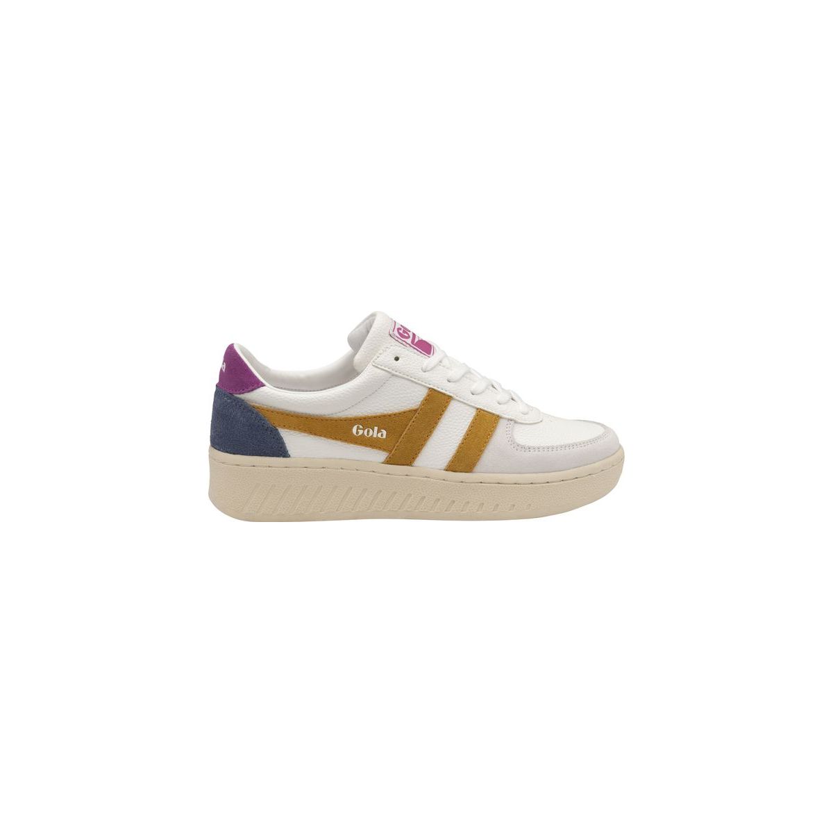 Gola Grandslam Trident Sneaker Women white/sun/foxglove (WI) 38 CLA415-WI-38-whitesunfoxglove