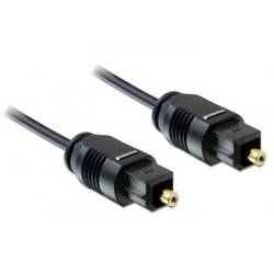 Delock 82880 Toslink Audio Anschlusskabel [1x Toslink-Stecker (ODT) - 1x Toslink-Stecker (ODT)] 2 m Schwarz
