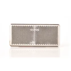 Reflektor 96 x 42 mm WEIß ECKIG Selbstklebend E20 Rückstrahler PKW LKW Wohnwagen