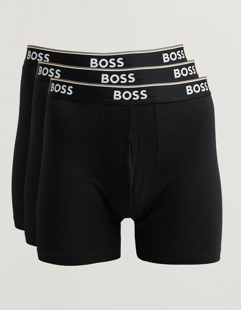 Boss BLACK 3-Pack Long Leg Boxer Black
