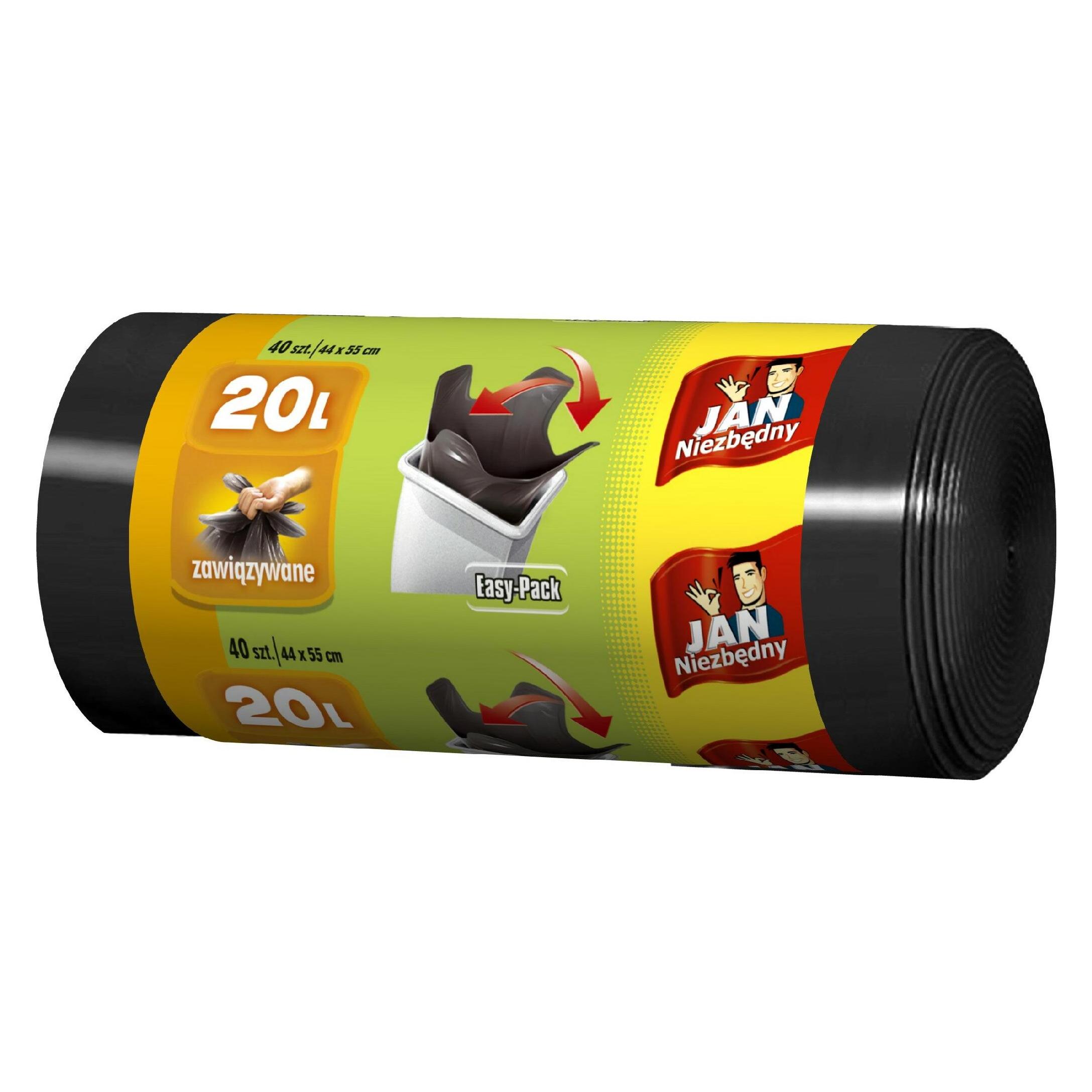 Str8 Sarantis Jan Niezbdny HD Abfallsäcke easy pack schwarz 20 L 40pcs. (40x, 20 l) (30337103)