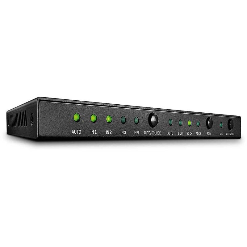 Lindy 4 Port HDMI 2.0 18G Switch mit Audio
