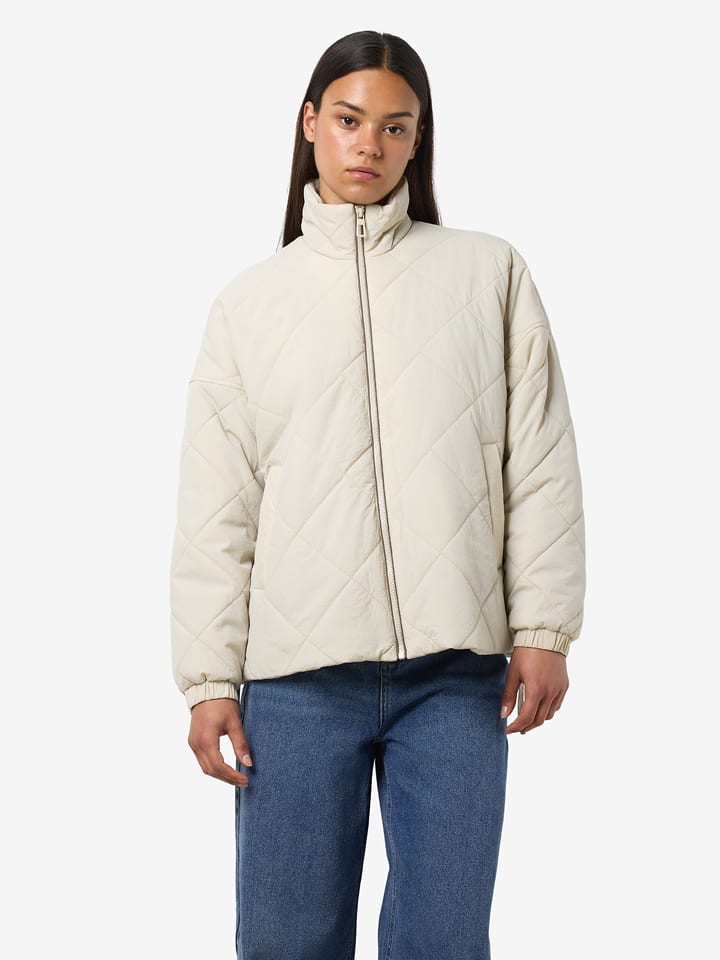 Noisy may Steppjacke in Creme - L