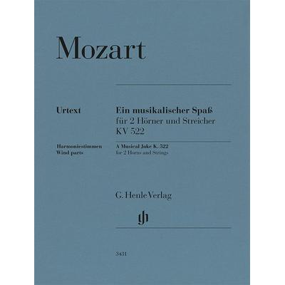 Wolfgang Amadeus Mozart - Ein musikalischer Spaß KV 522 für 2 Hörner in F und Streicher -