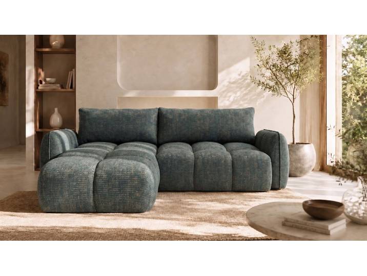 Kaiser Möbel Ecksofa 5901421545536, L-Form, Liegefläche 204 × 130 cm, Puente-Stoff