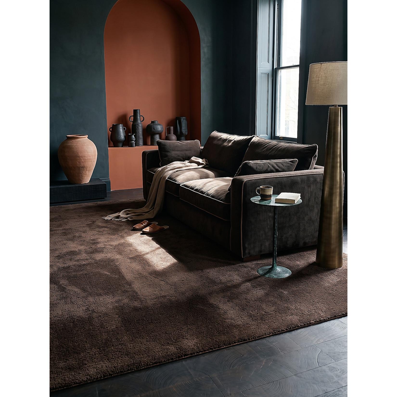 Teppich Antirutsch Braun 300x400 cm - ALDAN Kadima Design
