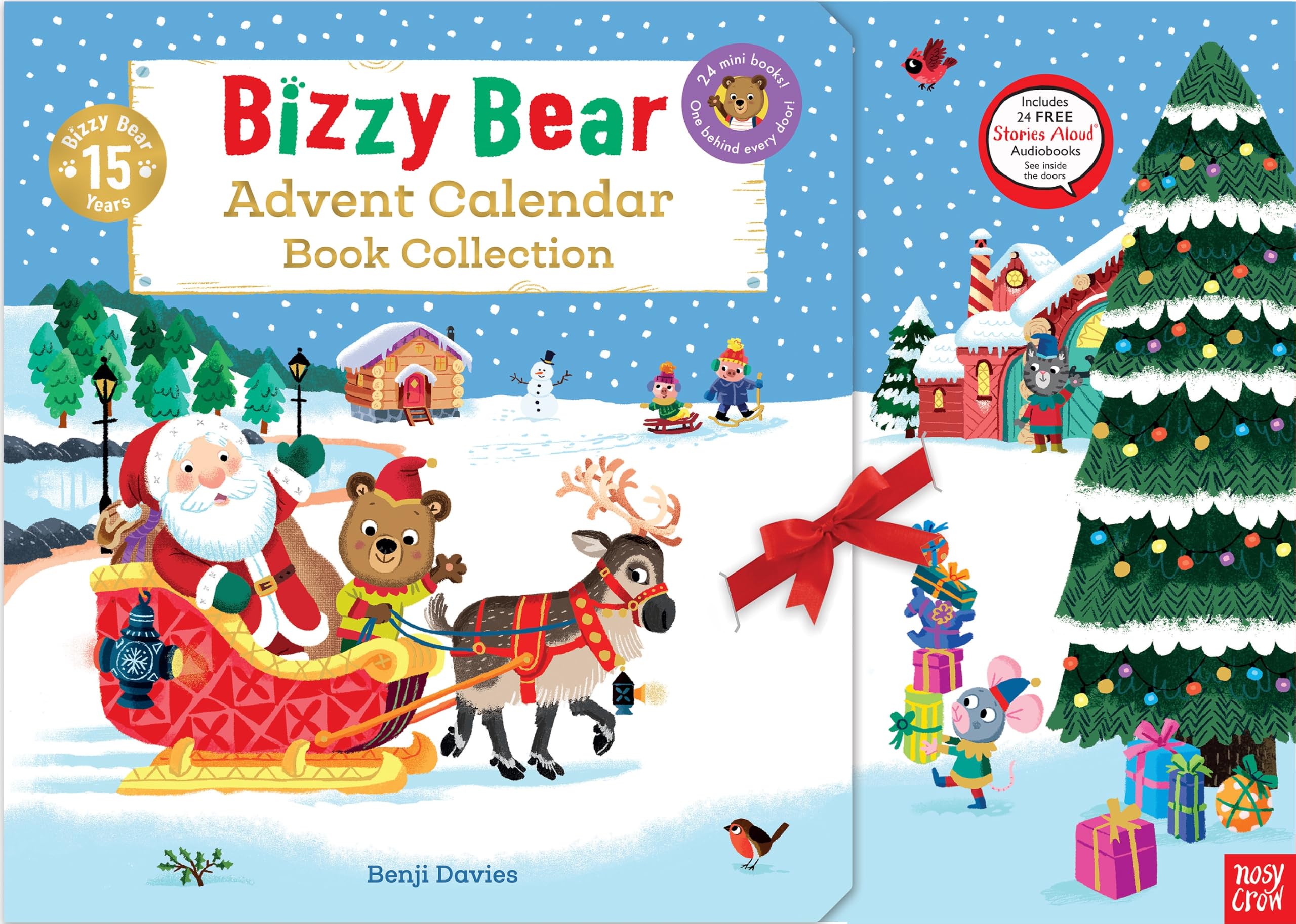 Nosy Crow Ltd Bizzy Bear Advent Calendar Book Collection: with 24 mini storybook surprises!