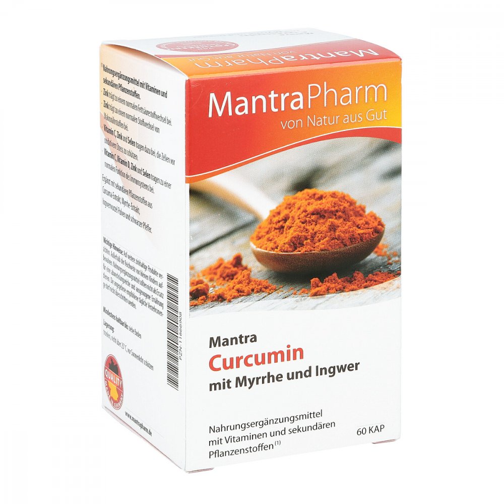 MantraPharm OHG Mantra Curcumin mit Myrrhe und Ingwer Kapseln 11666908