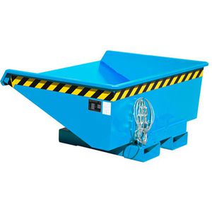 BAUER Kippbehälter EXPO 275, für Stapler, 0,275 m³, blau, 750 kg