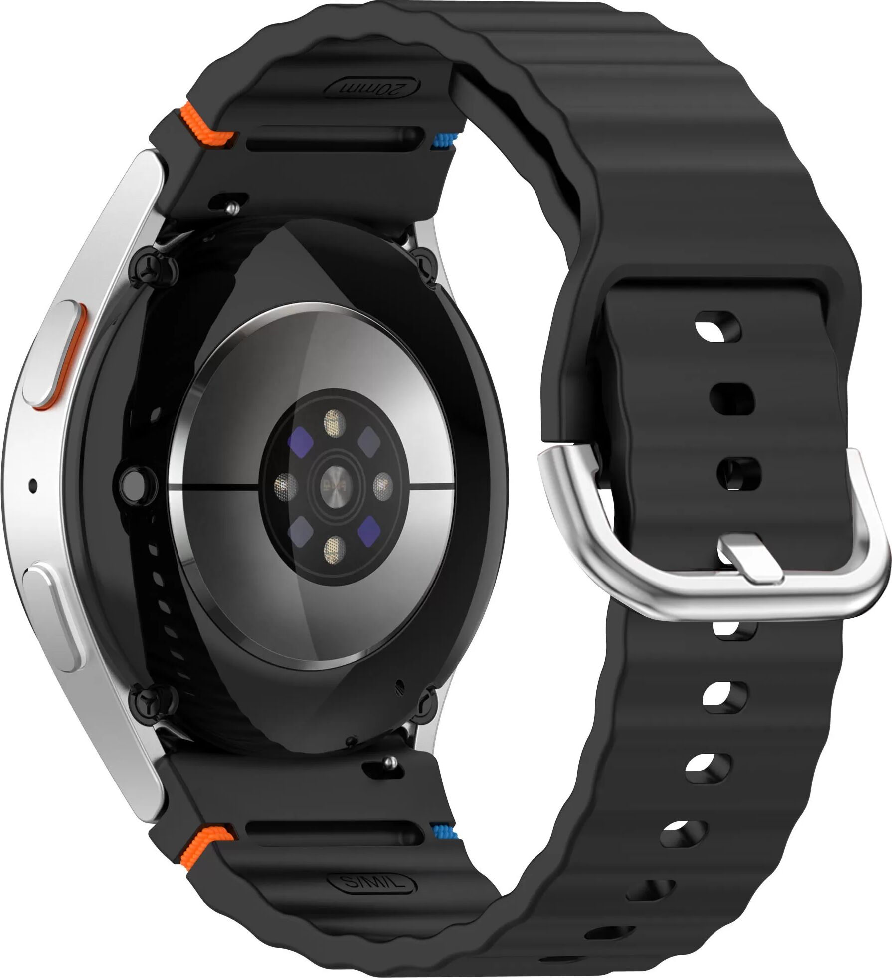 INF Samsung Watch 7 Wave Armband - Silberne Schnalle (Farbbeständig)