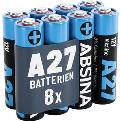 Absina Spezial-Batterie 27 A Alkali-Mangan 12 V 28 8 St. 401035-8
