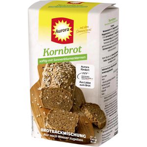 Aurora Brotbackmischung Kornbrot, mit Roggenvollkornsauerteig und Hefe, 500 g