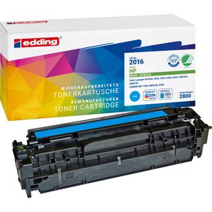 Edding Kompatibel für HP 304A, CC531A, 2800 Seiten, cyan  Toner EDD-2016