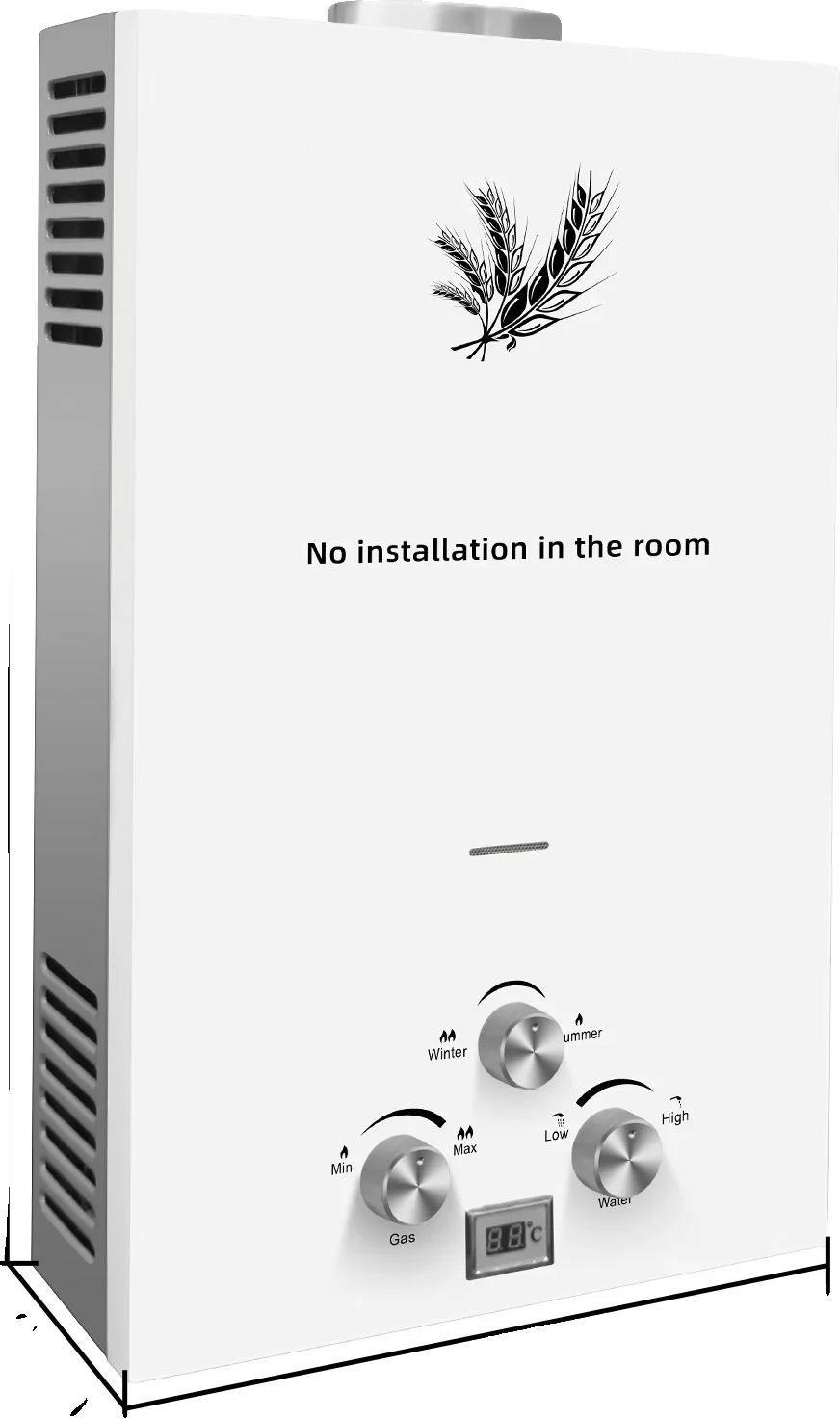Wasserheizer, wandmontiertes Design, benutzerfreundliches LED-Display, 12L
