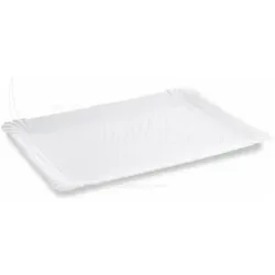 Wimex.eu, Einweggeschirr, Pappteller weiss 21 x 29 cm RECY - 125 Stück (125x)