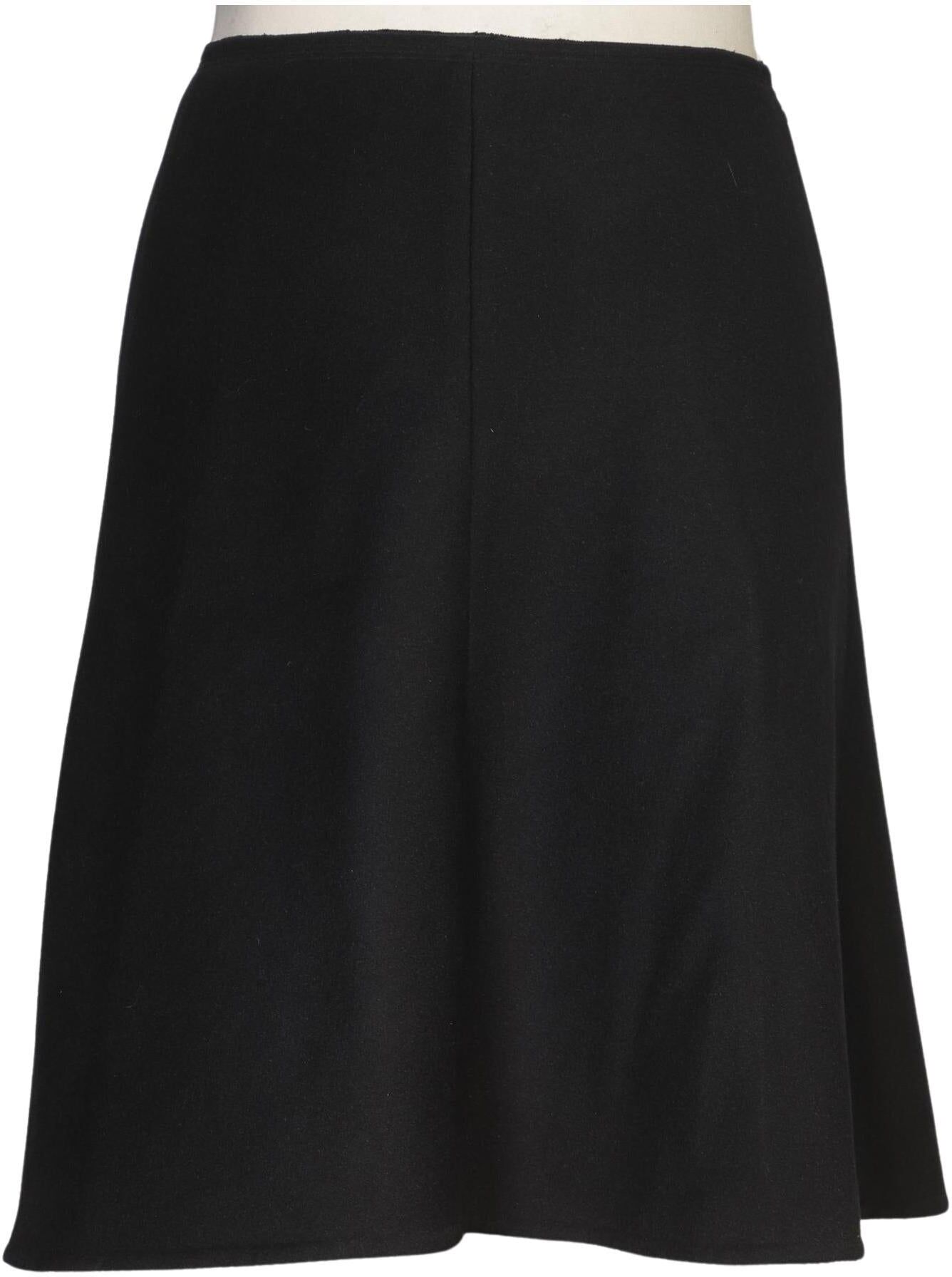 Prada Damen Rock, Schwarz, Gr. EU 36 (IT 42), Wolle / Angorawolle - Second Hand