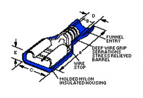 Molex 19003-0062 Flachsteckhülse Bag