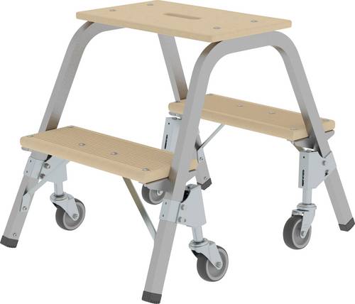 MUNK Günzburger Steigtechnik 39022 Doppel-Stufentritt Montage mit Werkzeug Arbeitshöhe (max.): 2.4 m