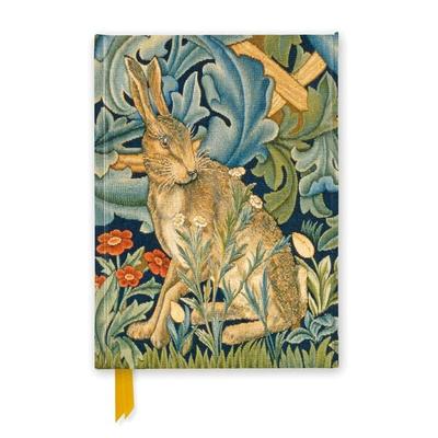 Premium Notizbuch DIN A5: William Morris, Hase auf einem Wandteppich, Nonbook von Flame Tree Publishing, Browntrout, 978-1-80417-351-0