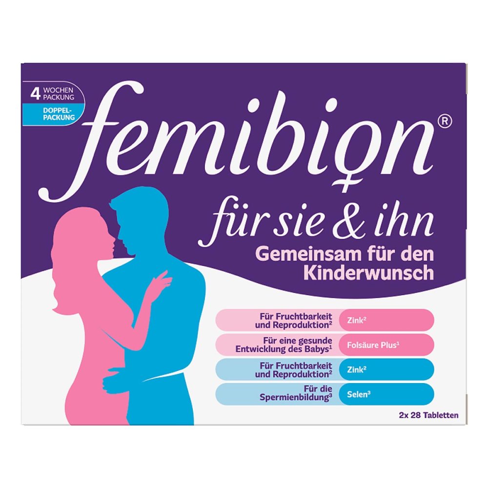 WICK Pharma - Zweigniederlassung der Procter & Gam Femibion für Sie & Ihn Tabletten 19669131