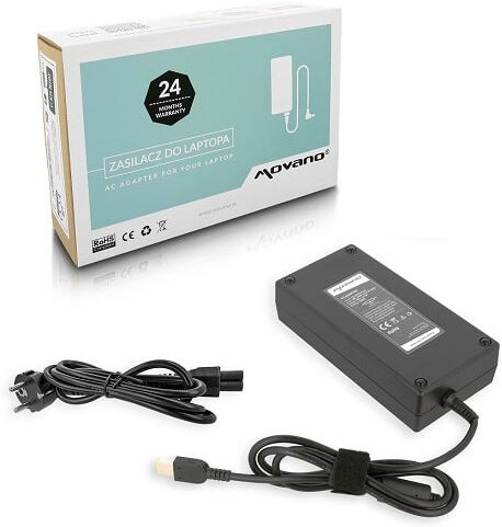 Movano Chargeur pour Lenovo 20v 11.5a 230W Square 11.0x4.5 pin - Yoga