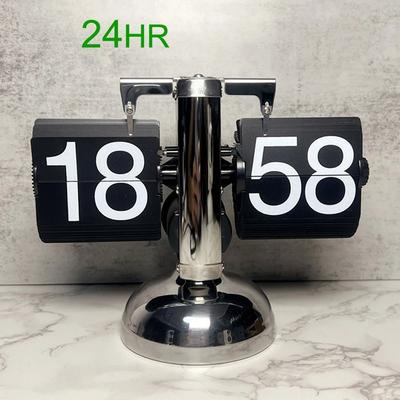 Uplift Picks Modern Retro Flip Table Clock With Automatic Page Turning black (24h)