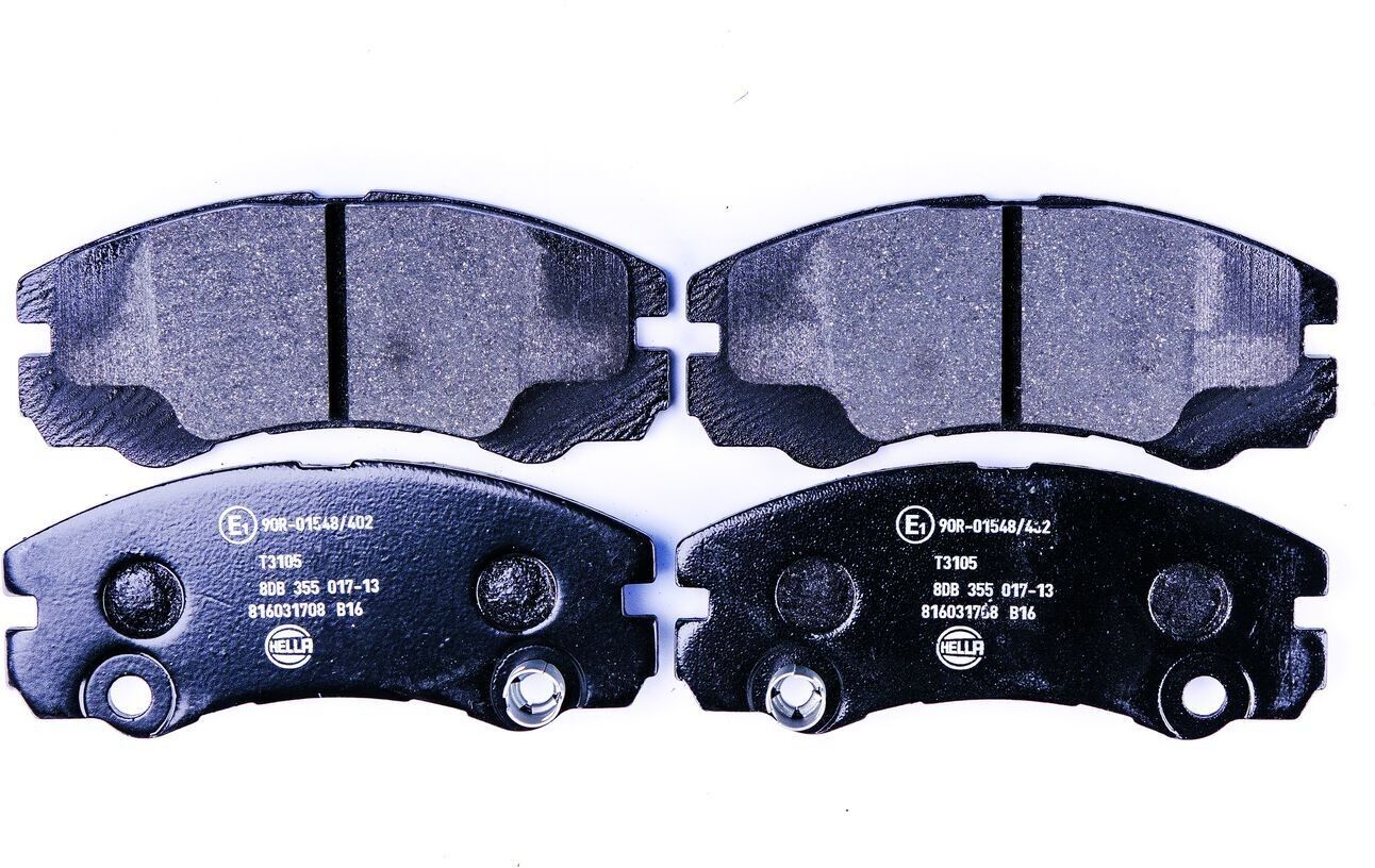 HELLA 8DB 355 017-131 Brake pad set