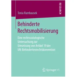 Behinderte Rechtsmobilisierung, Fachbücher von Tonia Rambausek