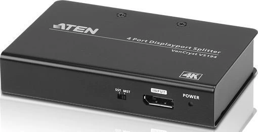 ATEN DisplayPort auf 2 Monitore, 4K@60 Hz