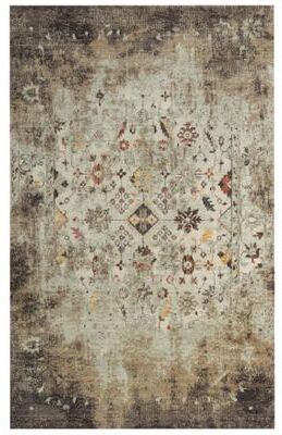 Alora Decor Infinity Collection Brown Abstract Rug