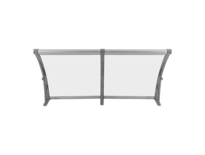 120*60 Cm arc transparent pluie fenêtre porte auvent auvent porte extérieure fenêtre parasol auvent pour portes avant et arrière fenêtres Bal