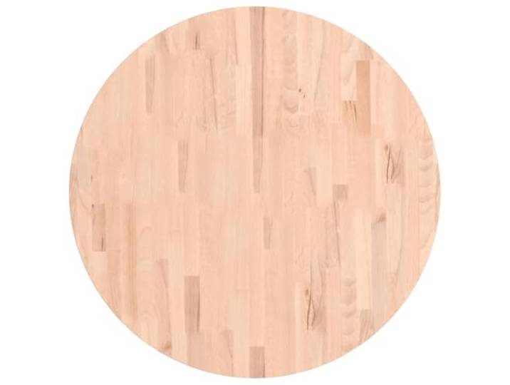 Runde Tischplatte aus Massivholz Buche Ø 80x4 cm für Tisch und Möbel Massivholz Buche Massivholz, glatte Oberfläche, leichte Reinigung, für Couchtisch, universal